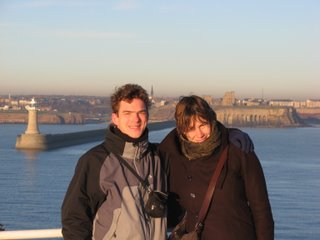 De rivier bij Newcastle in met de boot